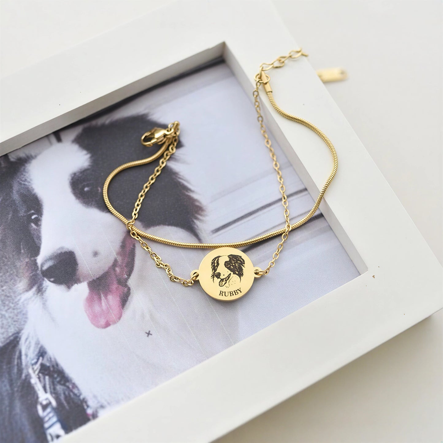 Custom Pet Portrait Bracelet
