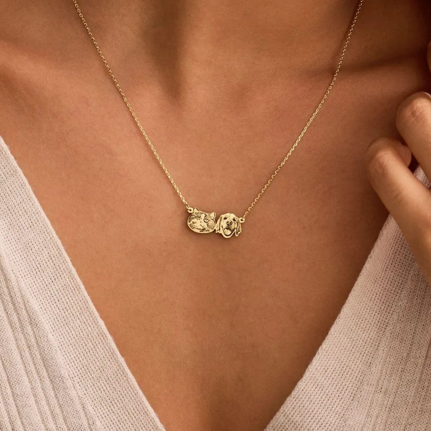 Custom Pet Face Necklace