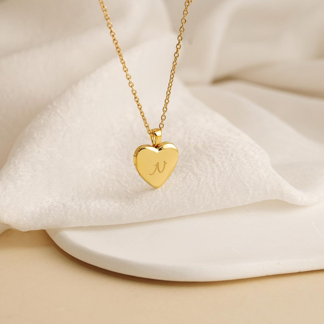 Custom Pet Heart Locket Necklace